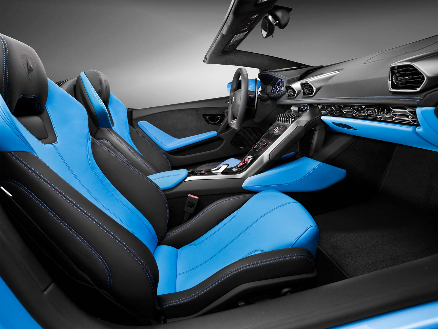 Lamborghini Huracan Spyder Sitze Interieur Motorblock