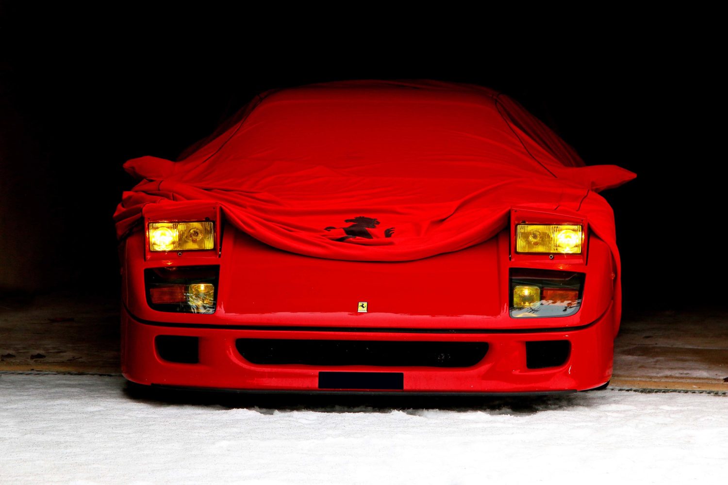 Ferrari f40 classiche aguttes 1 Motorblock