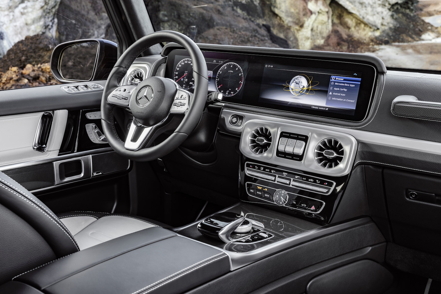 Mercedes G Klasse Interieur Sternensuite Im Schlamm