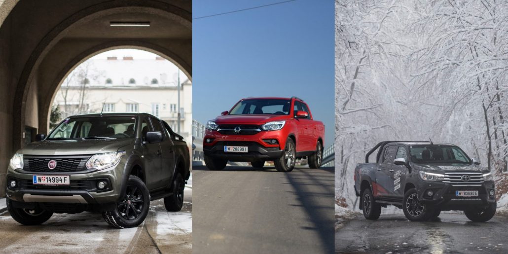 Pickups im Test: Fullback, Hilux und Rexton Sports