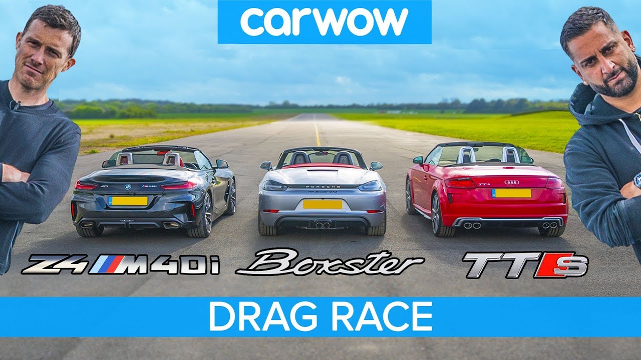 Roadster-Drag Race: BMW Z4 vs. Porsche Boxster vs. Audi TT