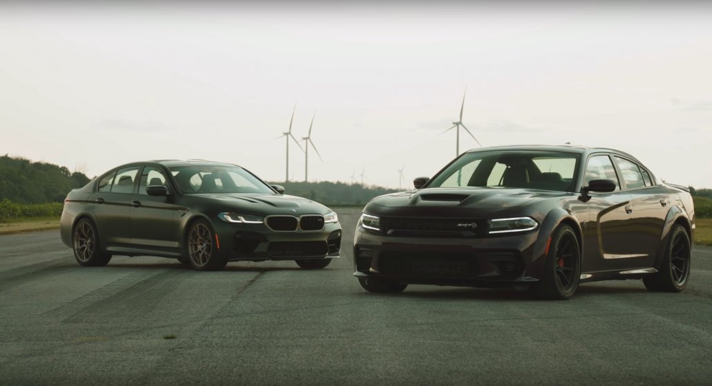 Trackbattle: BMW M5 CS vs. Dodge Charger Hellcat Redeye