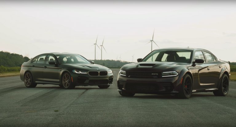 Trackbattle: BMW M5 CS vs. Dodge Charger Hellcat Redeye