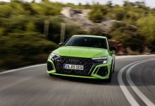 Audi RS 3 grün Front