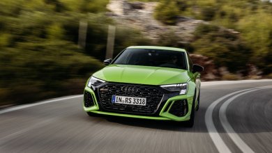 Audi RS 3 grün Front