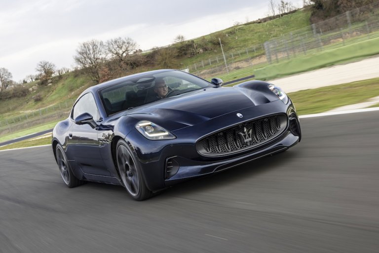 Maserati GranTurismo Folgore: Dreizack als Blitzableiter