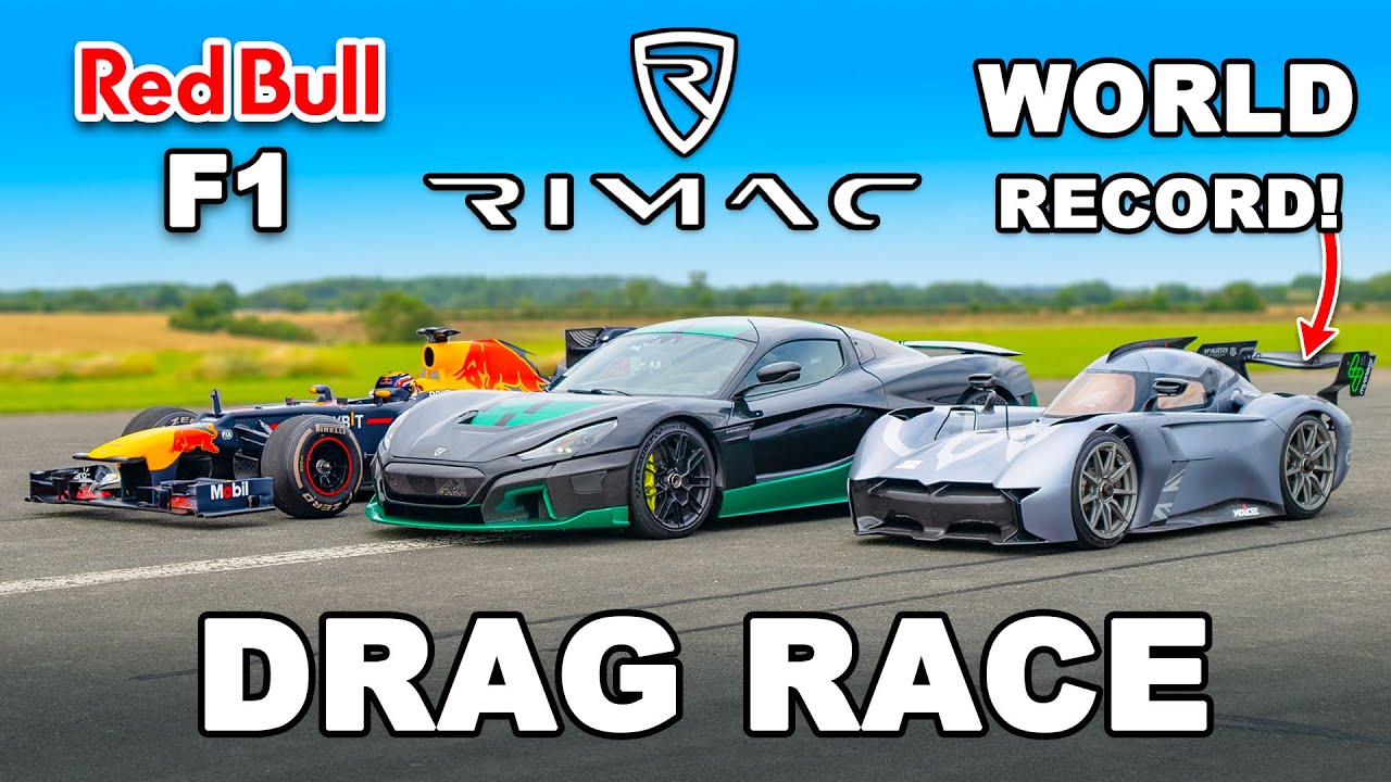 Drag Race: Rimac Nevera Vs. RB8 Vs. McMurtry Spéirling - Motorblock