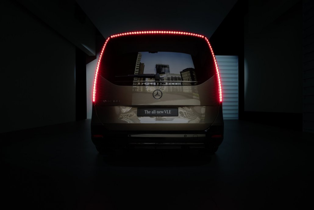 Mercedes-Benz VLE, vollelektrischer Van (Außenansicht)