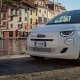 Fiat 500 Hybrid Dolcevita Heckansicht blau