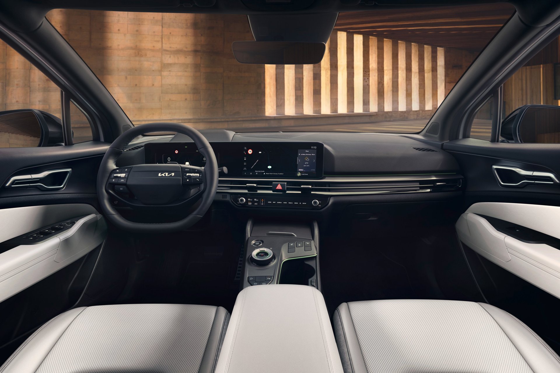 Kia Sportage Black Edition Frontansicht mit schwarzen Designakzenten