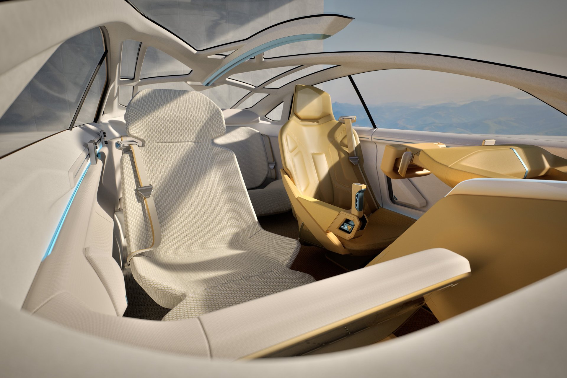 Kia Vision Meta Turismo Designstudie Aussenansicht mit Cab-forward-Architektur