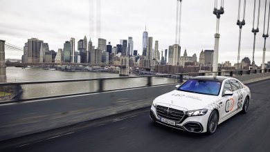 Mercedes-Benz S-Klasse 2026 auf der 140 Years 140 Places Tour in New York