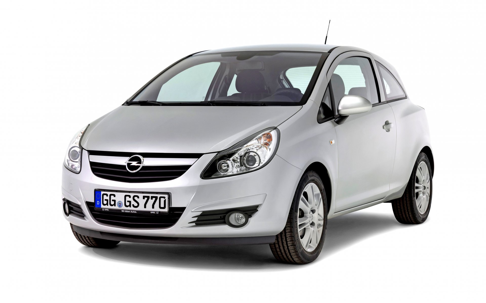 Opel Corsa D Seitenansicht – Außenaufnahme zum 20. Jubiläum