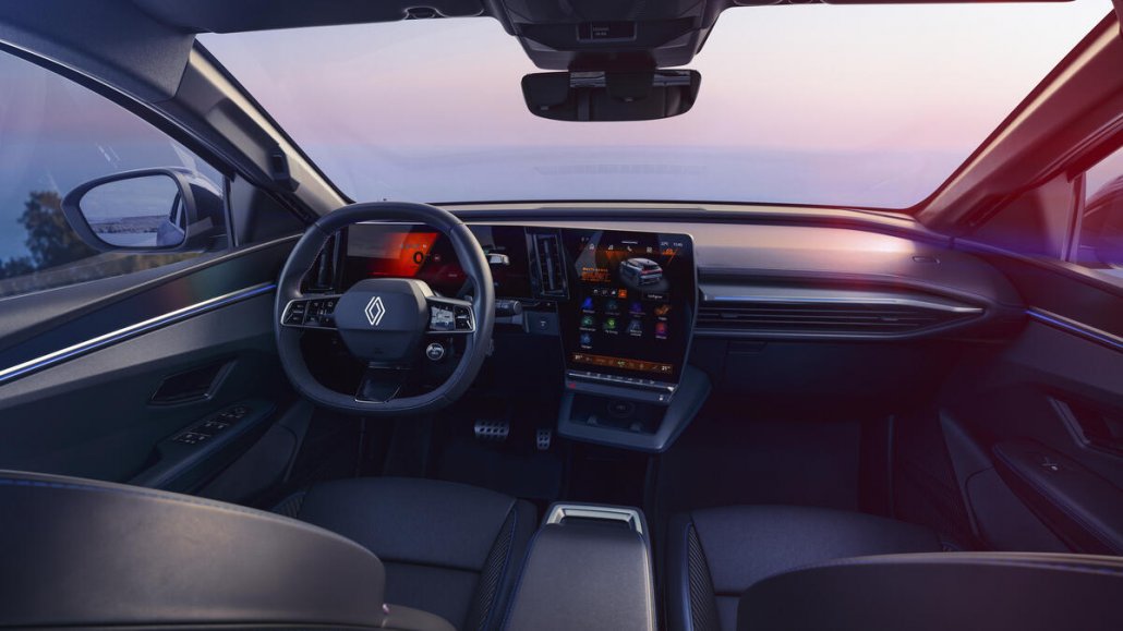 Renault Megane E-Tech Electric 2026 schräge Frontansicht