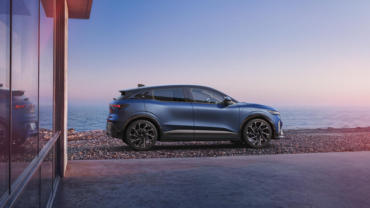 Renault Megane E-Tech Electric 2026 Seitenansicht