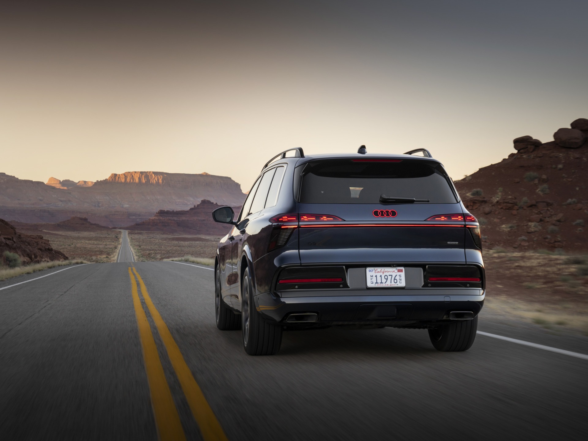 Audi Q9 2026, Ansicht des neuen Audi-SUV