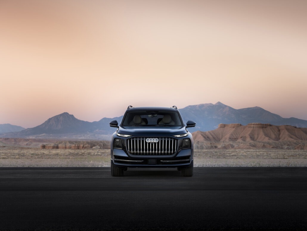 Audi Q9 2026, Ansicht des neuen Audi-SUV