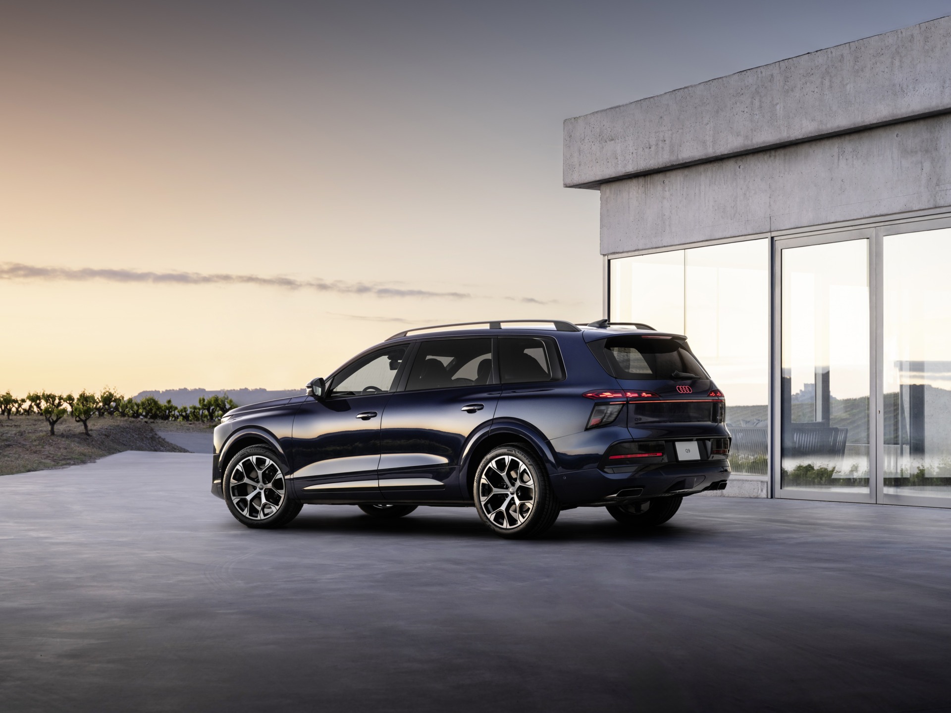 Audi Q9 2026, Ansicht des neuen Audi-SUV