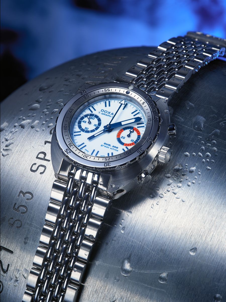 DOXA SUB T.Graph II Great White Topper Edition, Pressefoto 2026