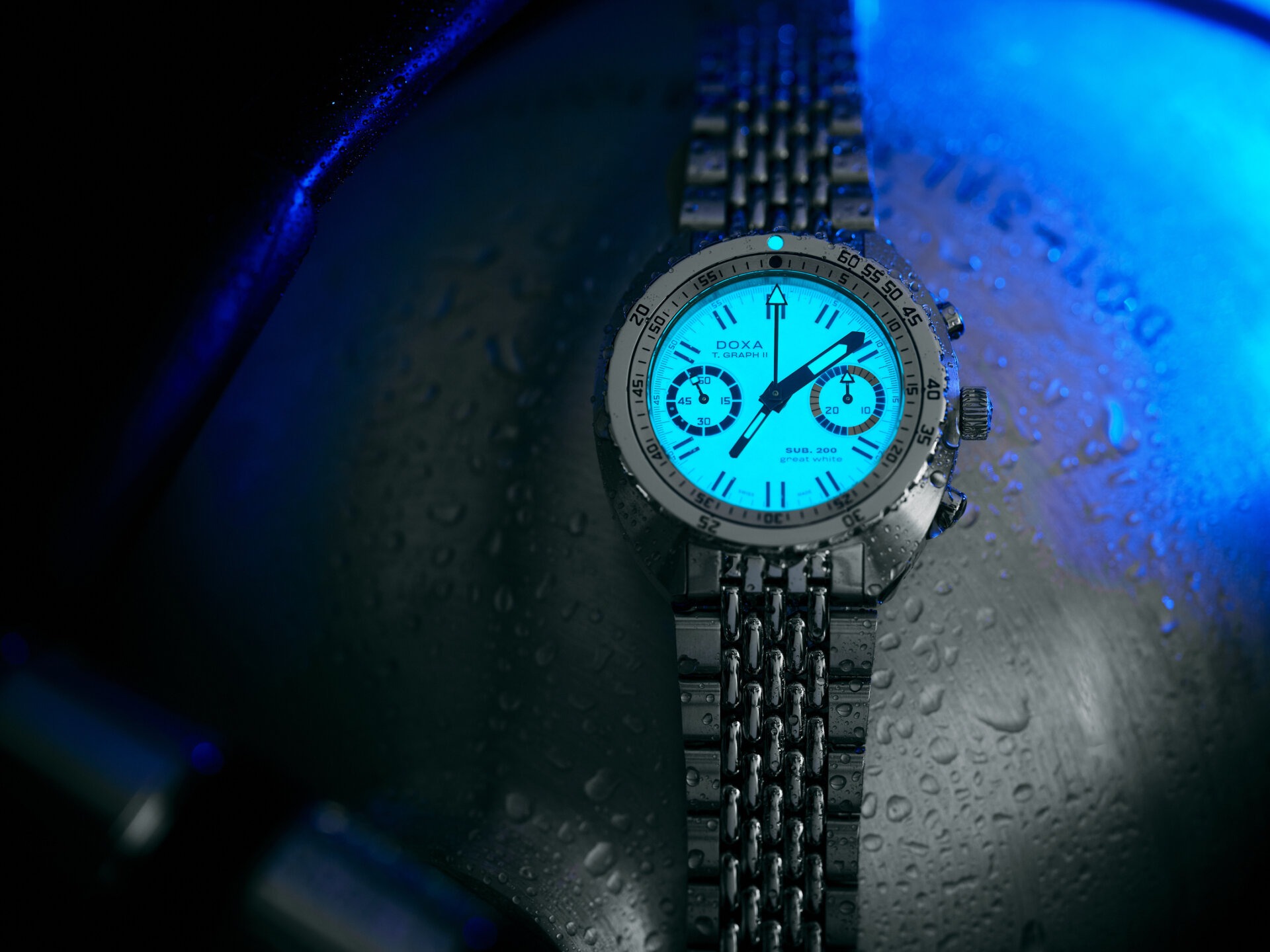 DOXA SUB T.Graph II Great White Topper Edition, Pressefoto 2026