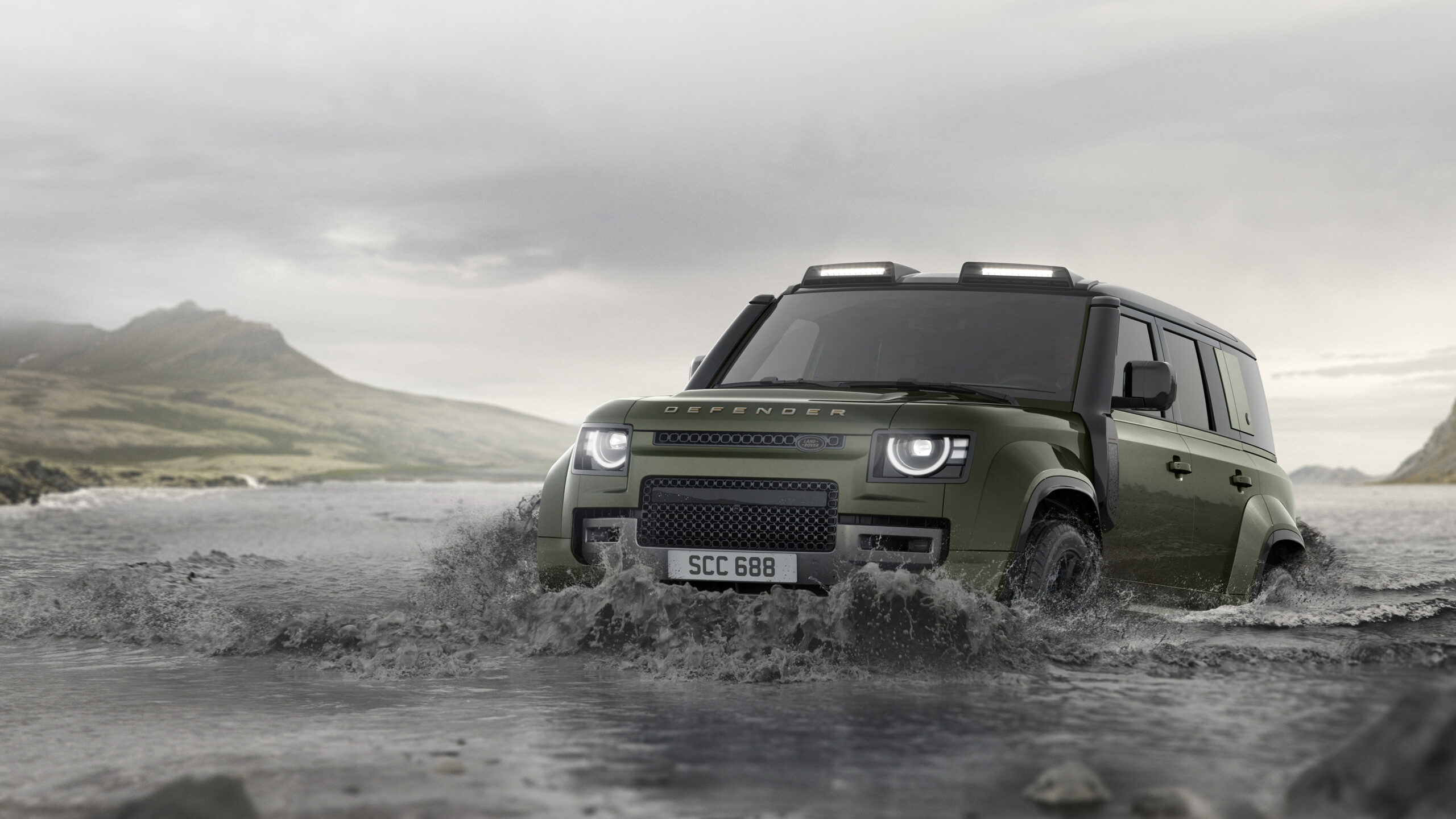 Land Rover Defender OCTA in Woolstone Green, Außenansicht