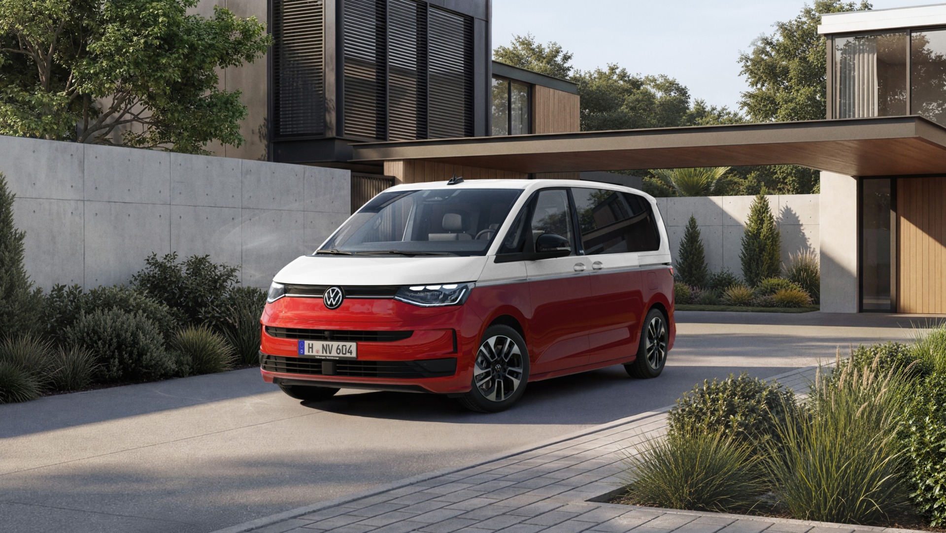 VW Multivan mit neuer Frontpartie