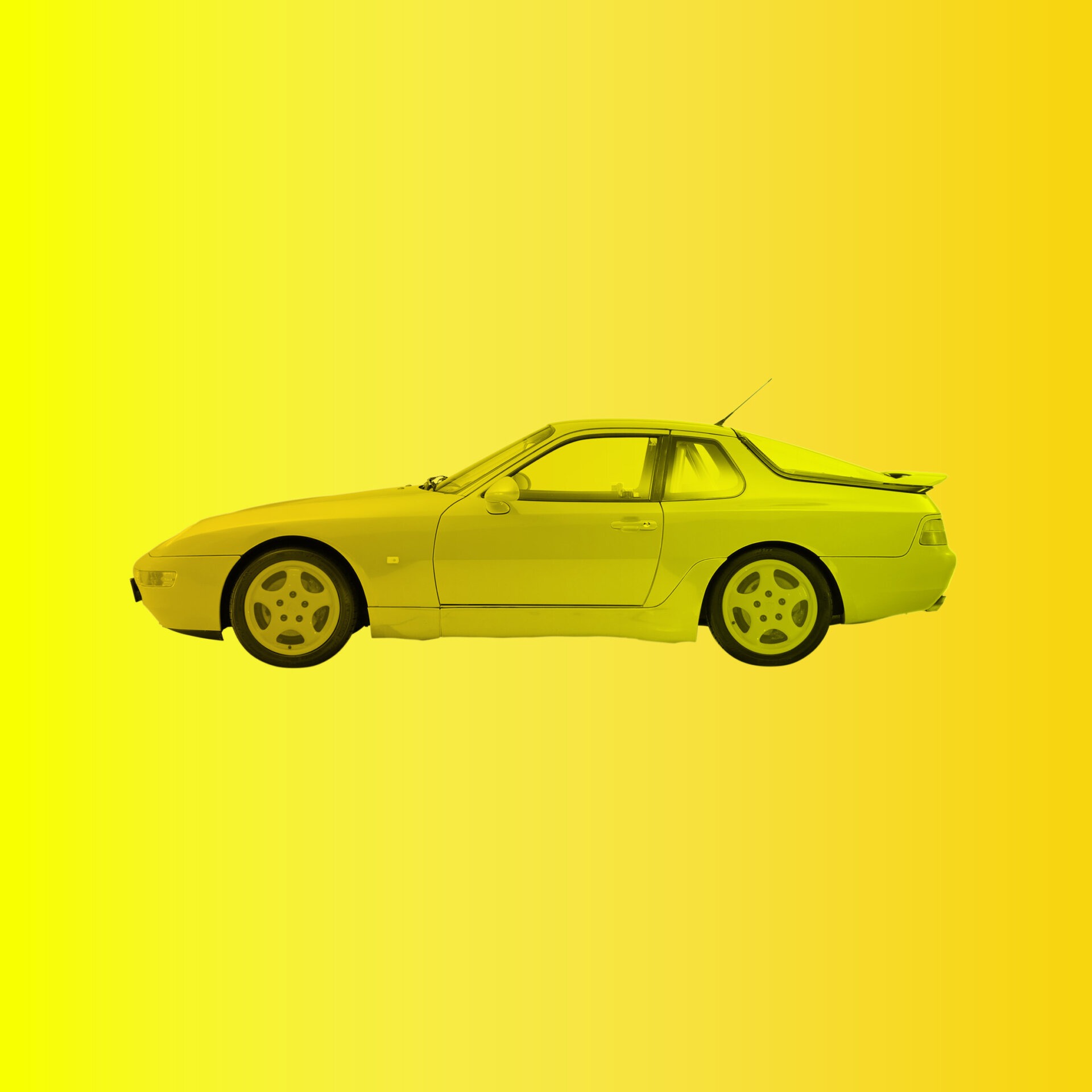 Porsche 968 in der Seitenansicht