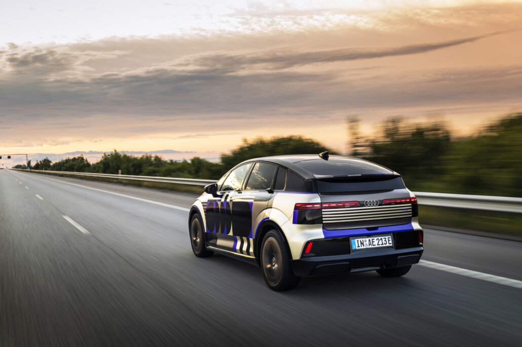 Audi A2 e-tron, Ansicht von der Seite