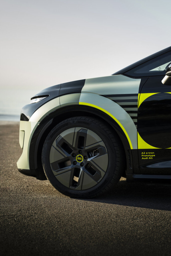 Audi A2 e-tron, Detailansicht Aerodynamik