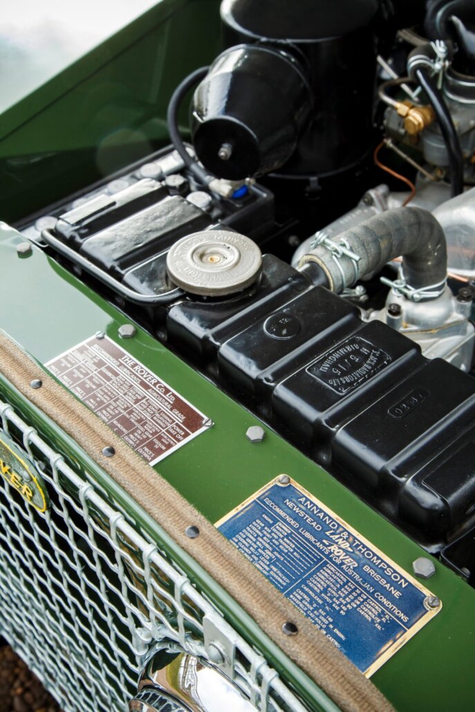Land Rover Series I, historische Aufnahme aus dem Jaguar-Land-Rover-Archiv