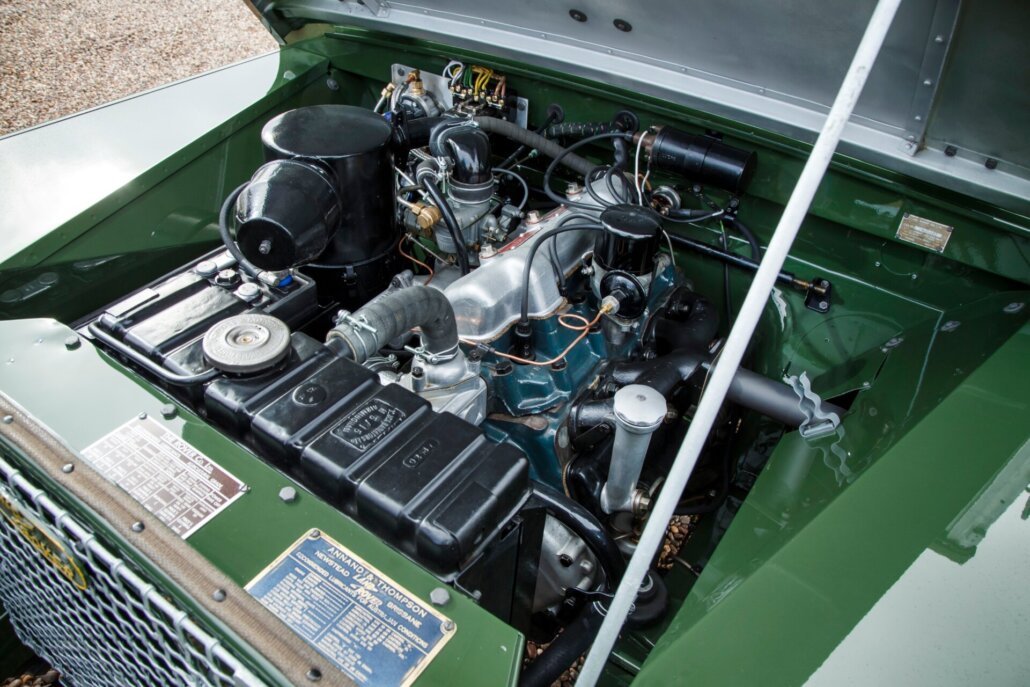Land Rover Series I, historische Aufnahme aus dem Jaguar-Land-Rover-Archiv
