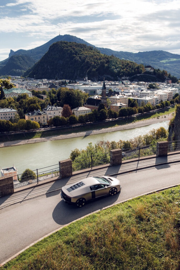 Audi Nuvolari mit High-Performance-Hybridantrieb, in Salzburg