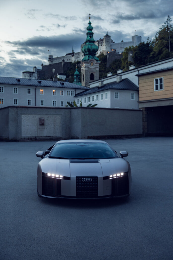 Audi Nuvolari, schnellstes Serienfahrzeug der Marke, in Salzburg