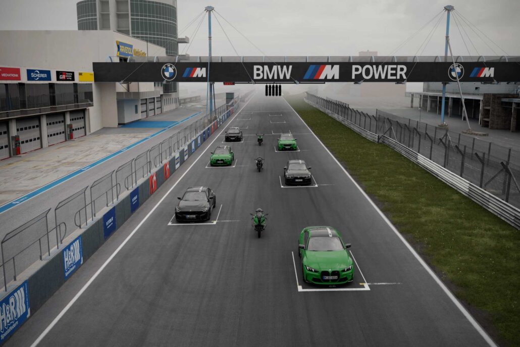 BMW M feiert 100 Jahre Nürburgring in Grün