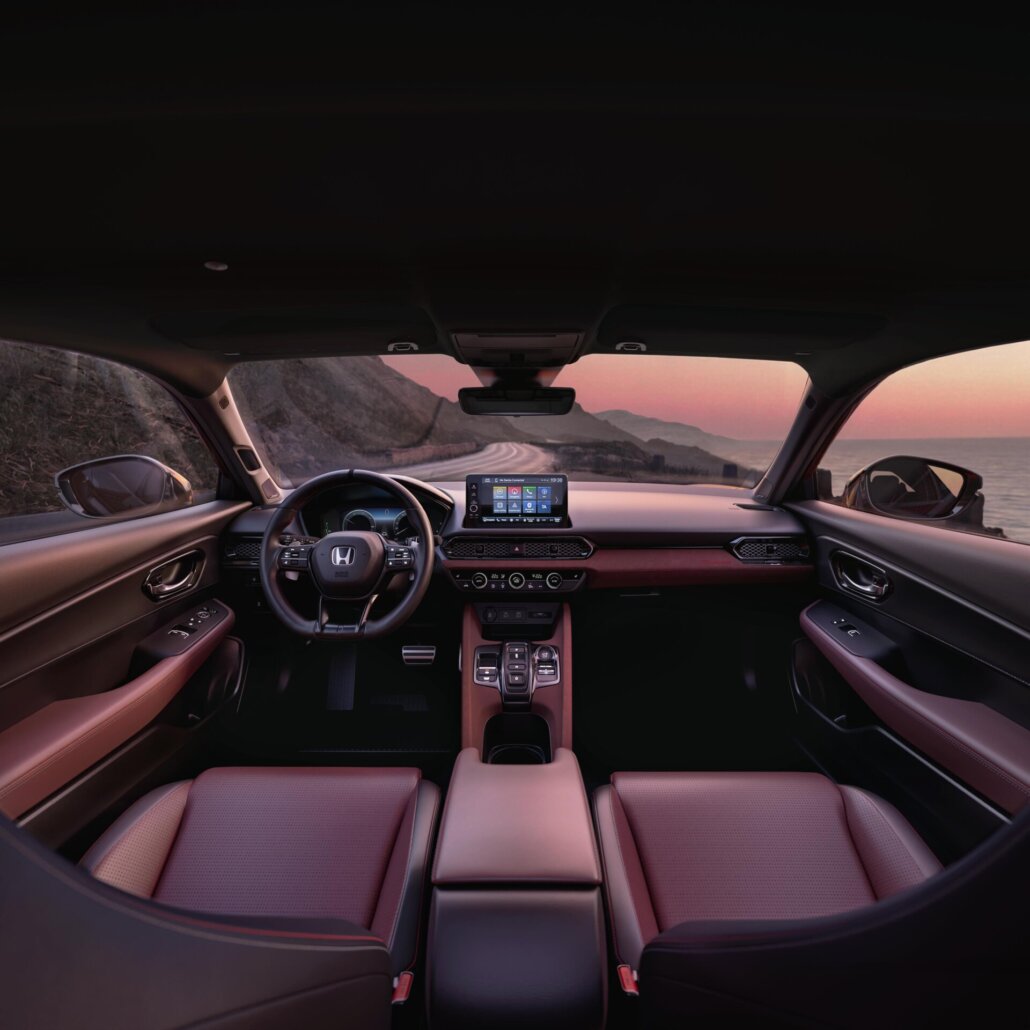 Innenraum des Honda Prelude Limited Edition von oben