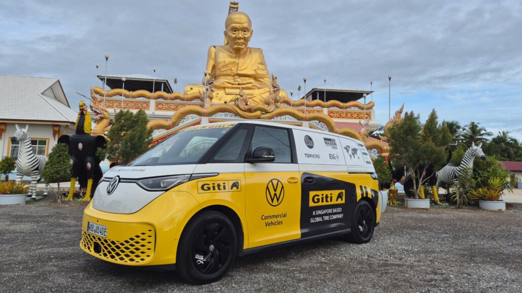 VW ID. Buzz Pro auf der Weltrekord-Route durch Thailand