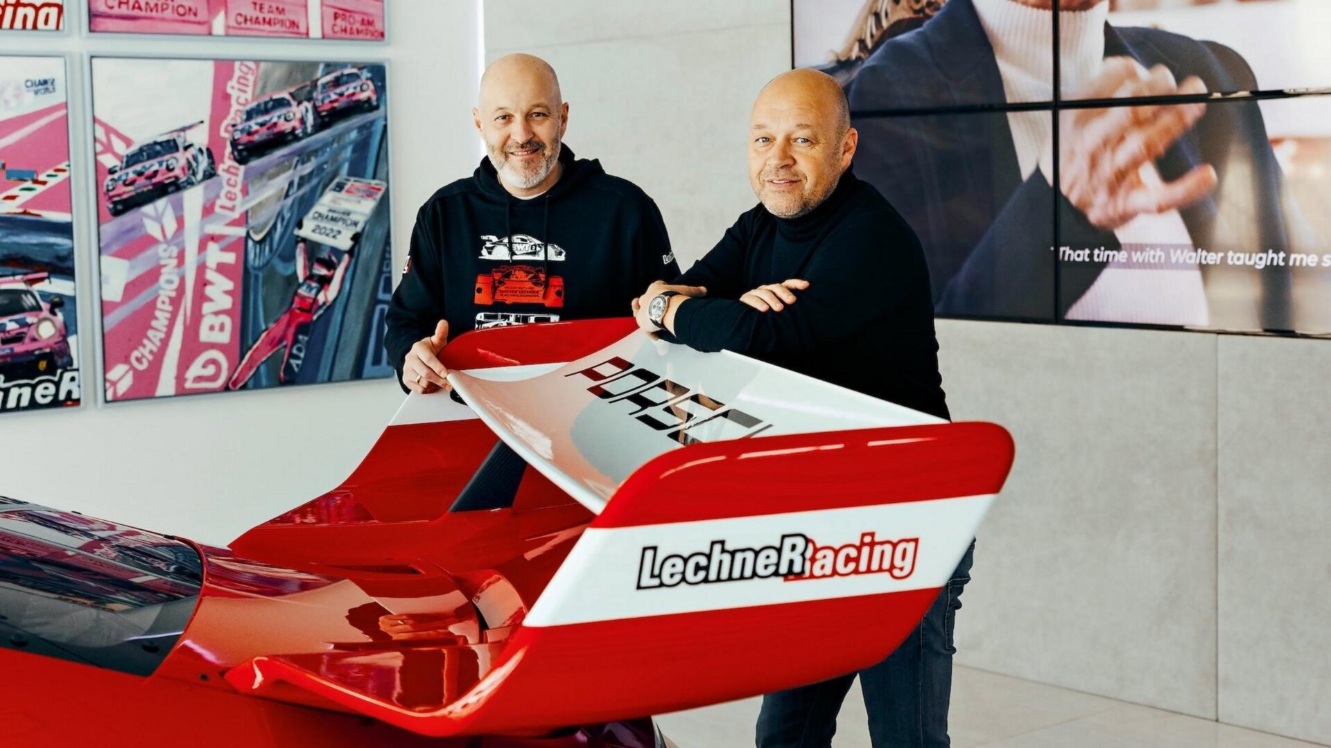 Walter und Robert Lechner, Geschäftsführer und Teamchefs von Lechner Racing, waren selbst erfolgreiche Rennfahrer