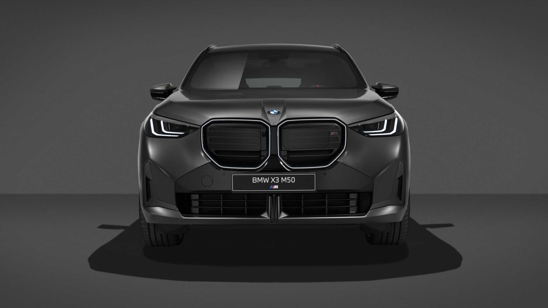 BMW X3 M50 xDrive mit Black Package in der Frontansicht