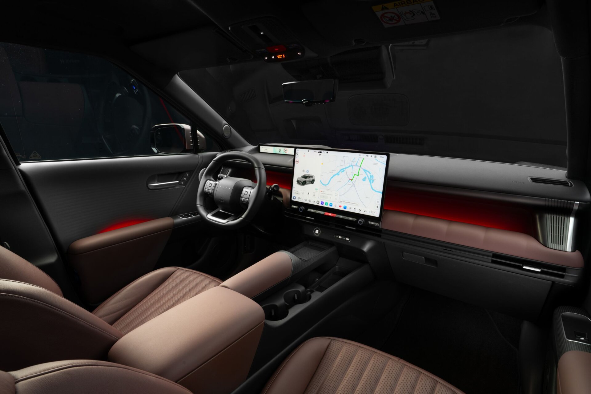 Cockpit des neuen Hyundai Tucson mit großem Zentraldisplay