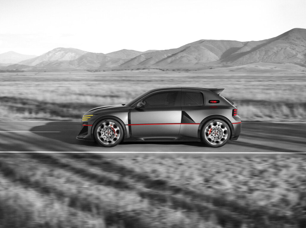 Peugeot E-T16 Concept im Seitenprofil