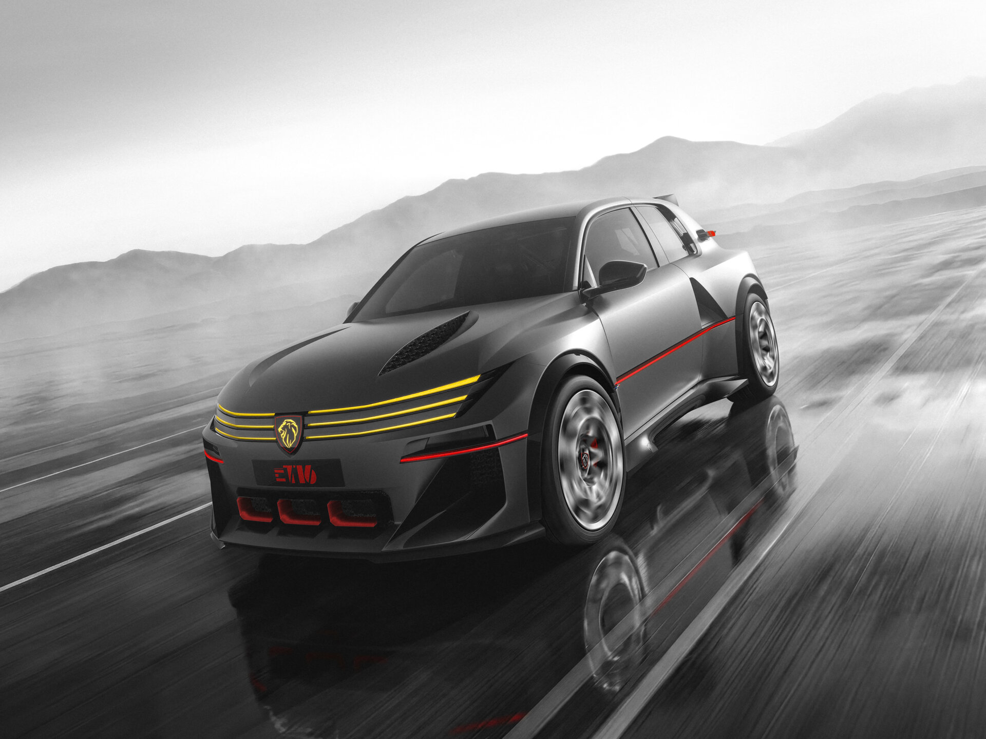 Peugeot E-T16 Concept: 816 PS als Hommage