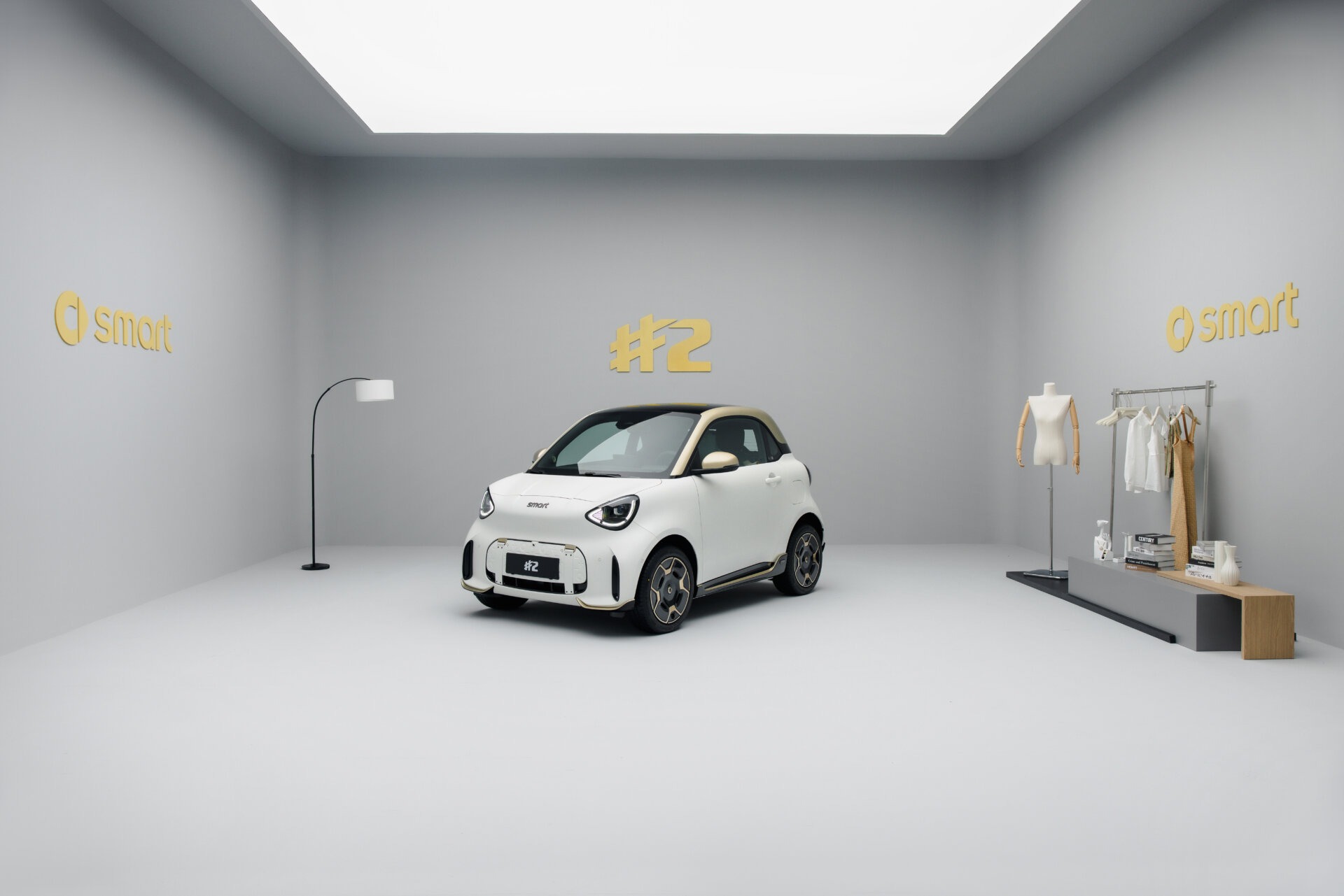 smart #2 Couture Edition in Atelier White Matt